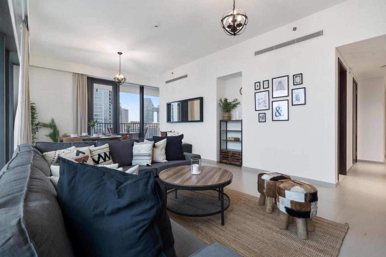 Breathtaking City Views From Dt Apt With Terrace Dubái Exterior foto